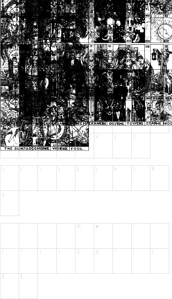 character map