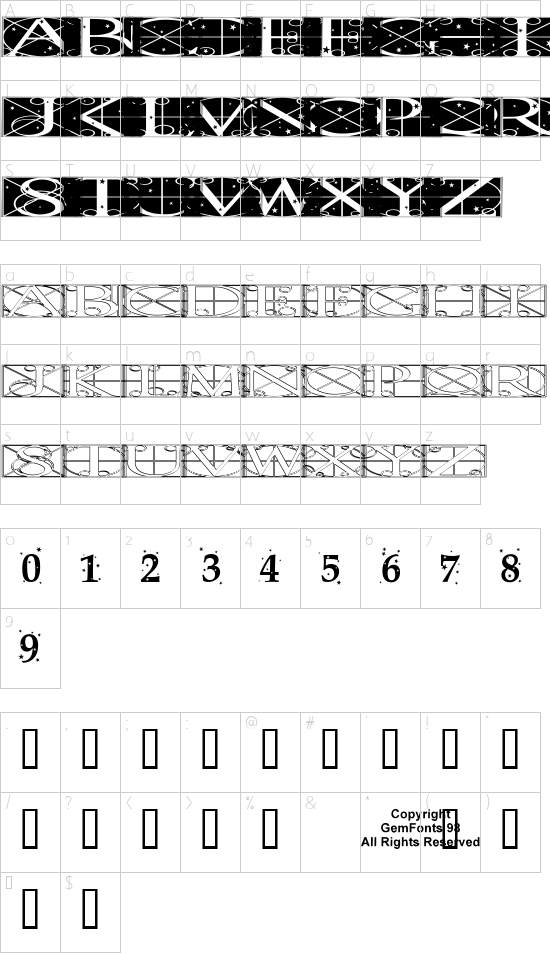 character map