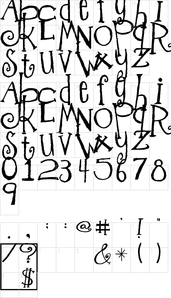 character map